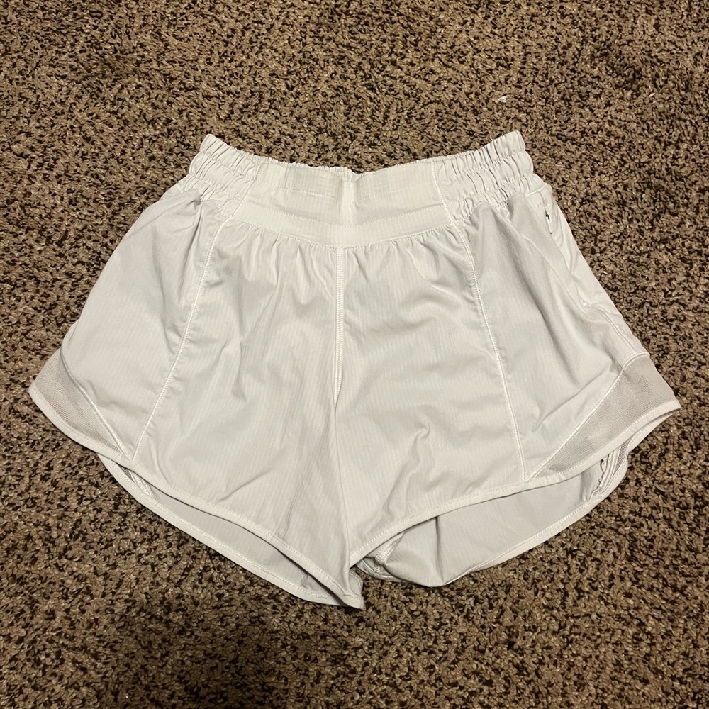 Women’s White Lululemon Shorts